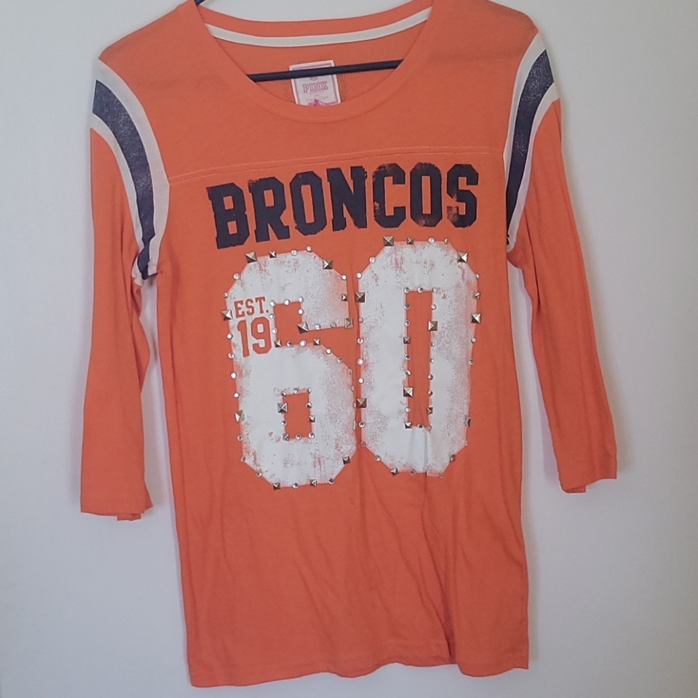 VS Pink vintage Denver broncos tee
